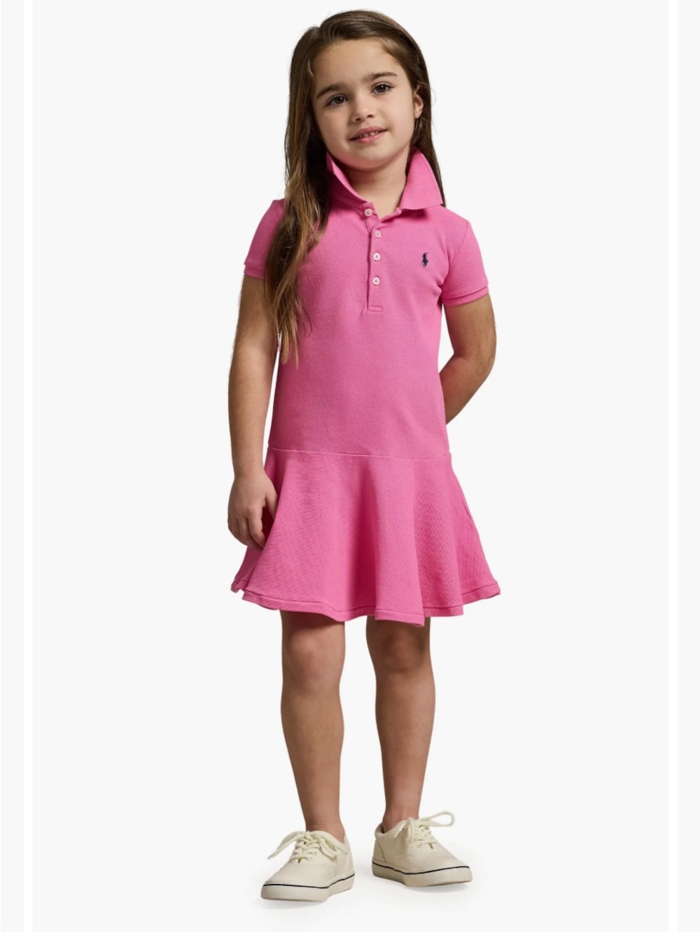 Polo by Ralph Lauren Girls' Hot Pink Polo Dress